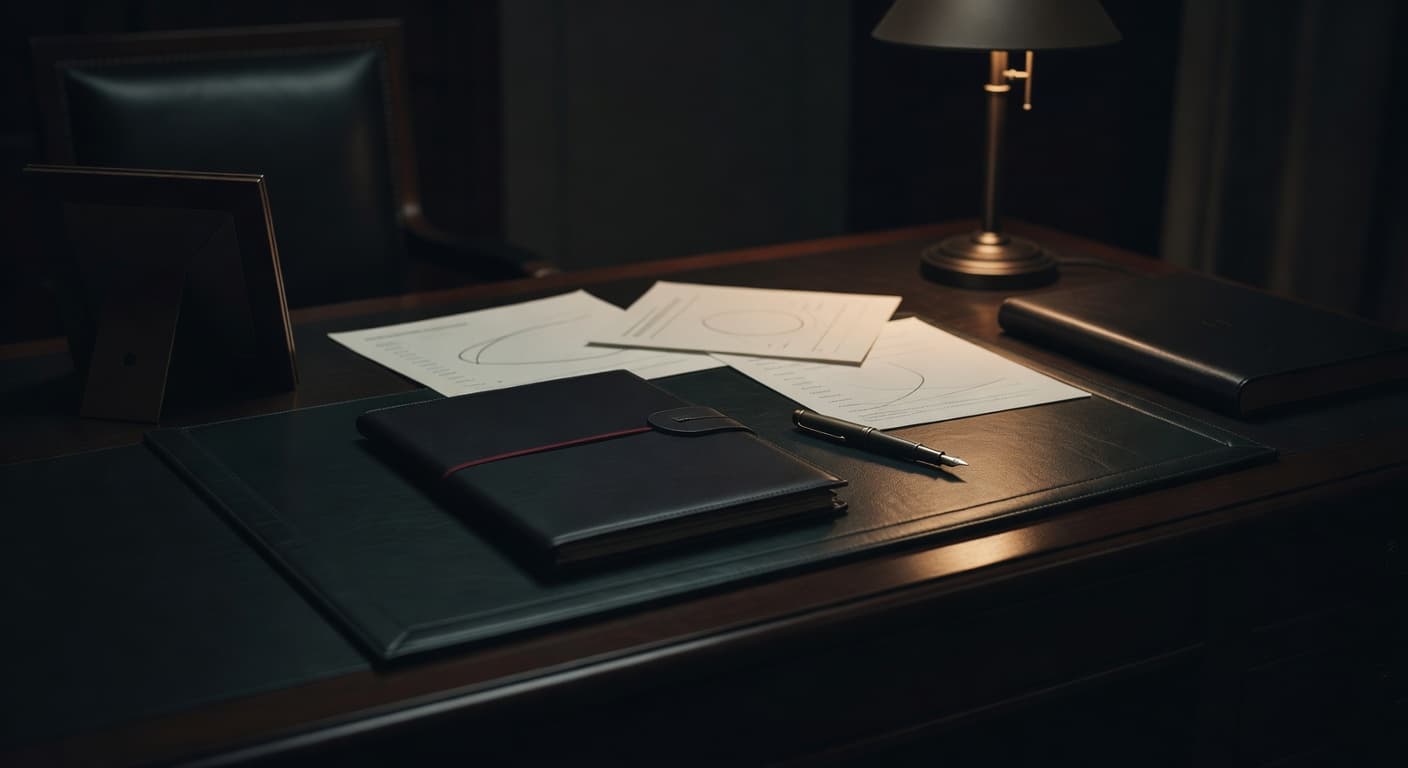 Private annual wealth review desk